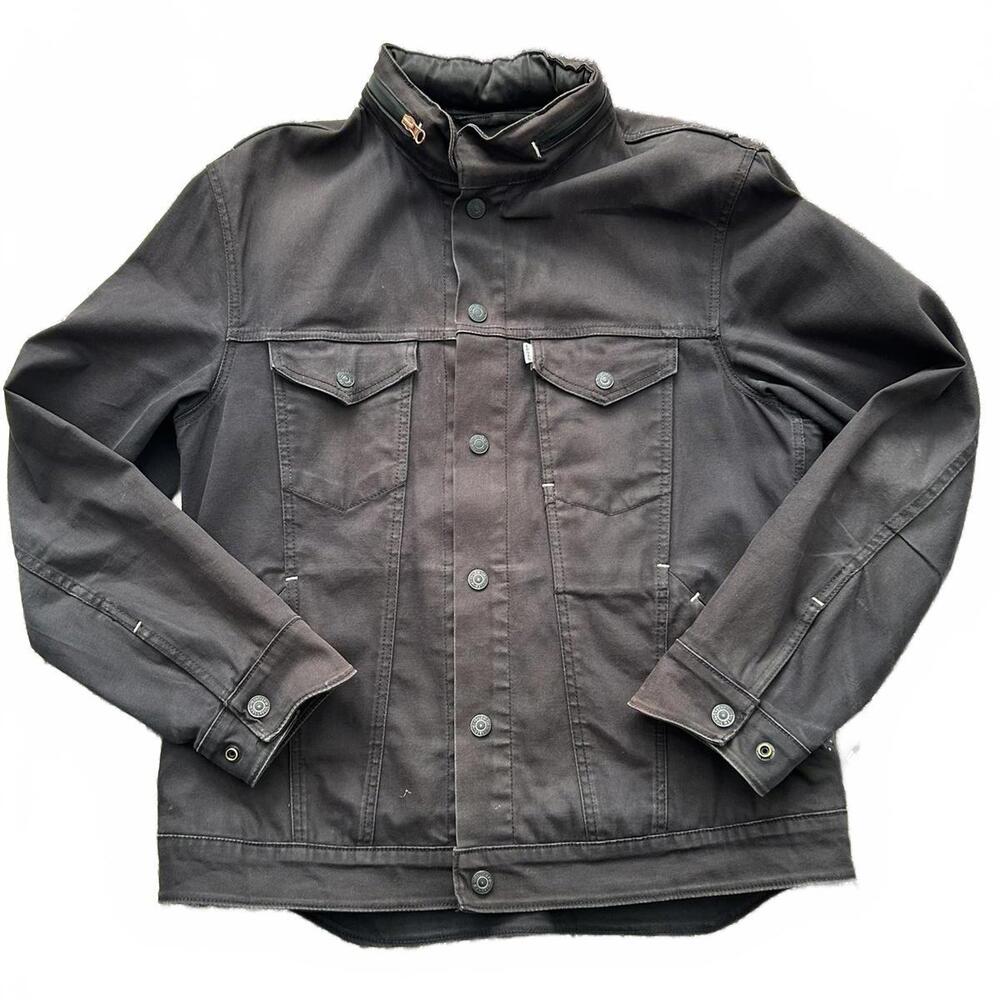 Levi’s Commuter Trucker Jacket – Black Denim Workwear